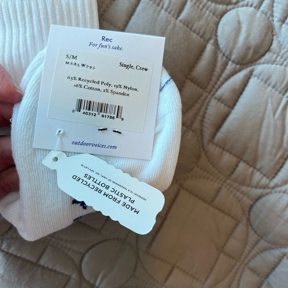 Outdoor Voices Graphic Crew Socks - Picture 9 of 10